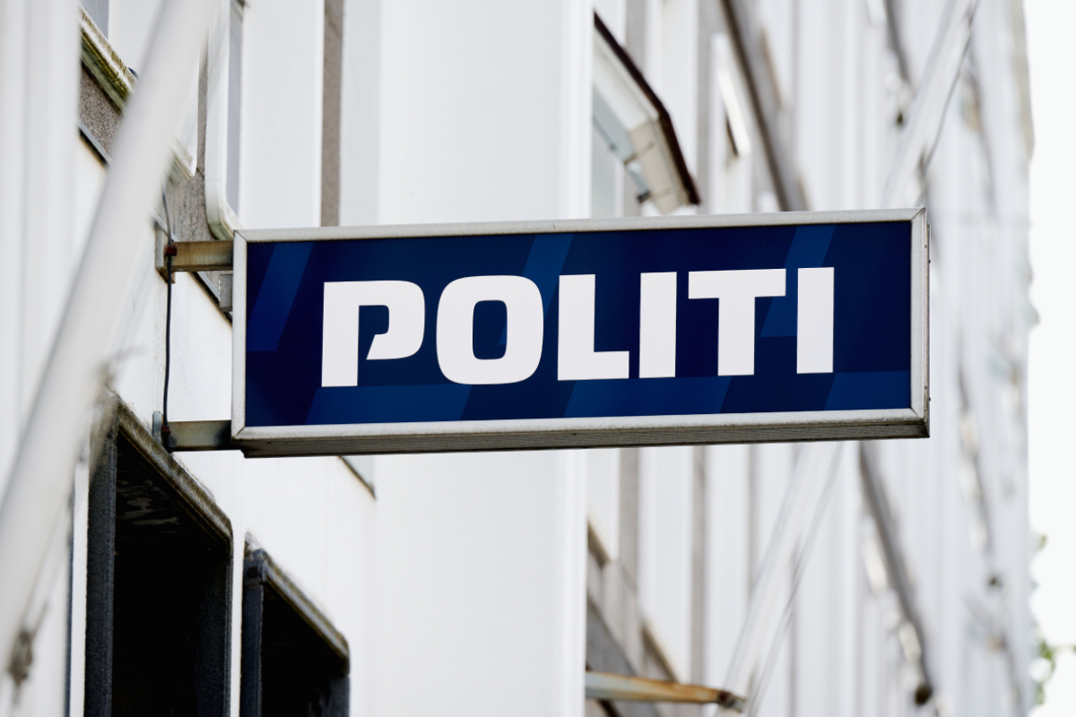 Skilt til politistation